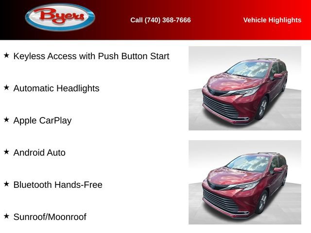 Used 2024 Toyota Sienna Limited AWD/4WD image 12