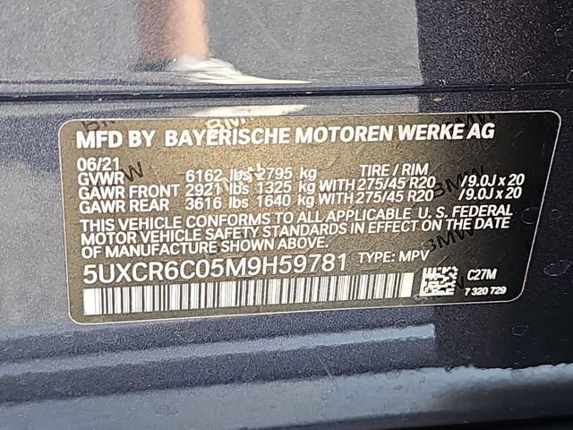 Used 2021 BMW X5 xDrive40i w/ Parking Assistance Package image 37