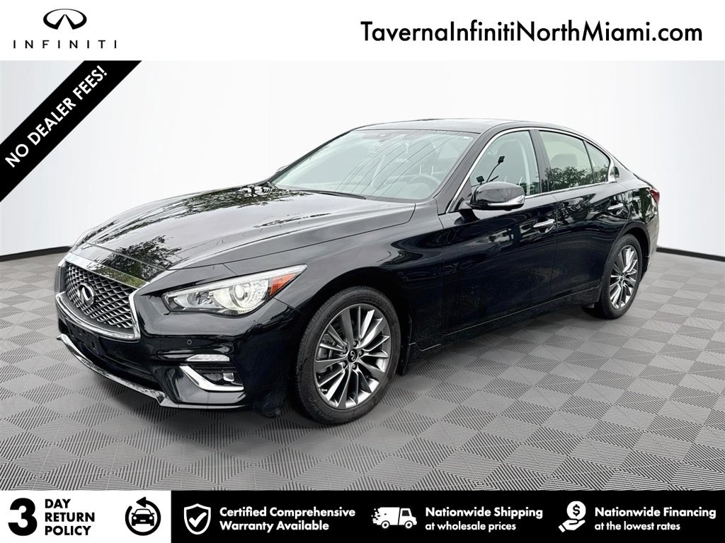 Certified 2023 INFINITI Q50 Luxe w/ Cargo Package AWD/4WD image 1