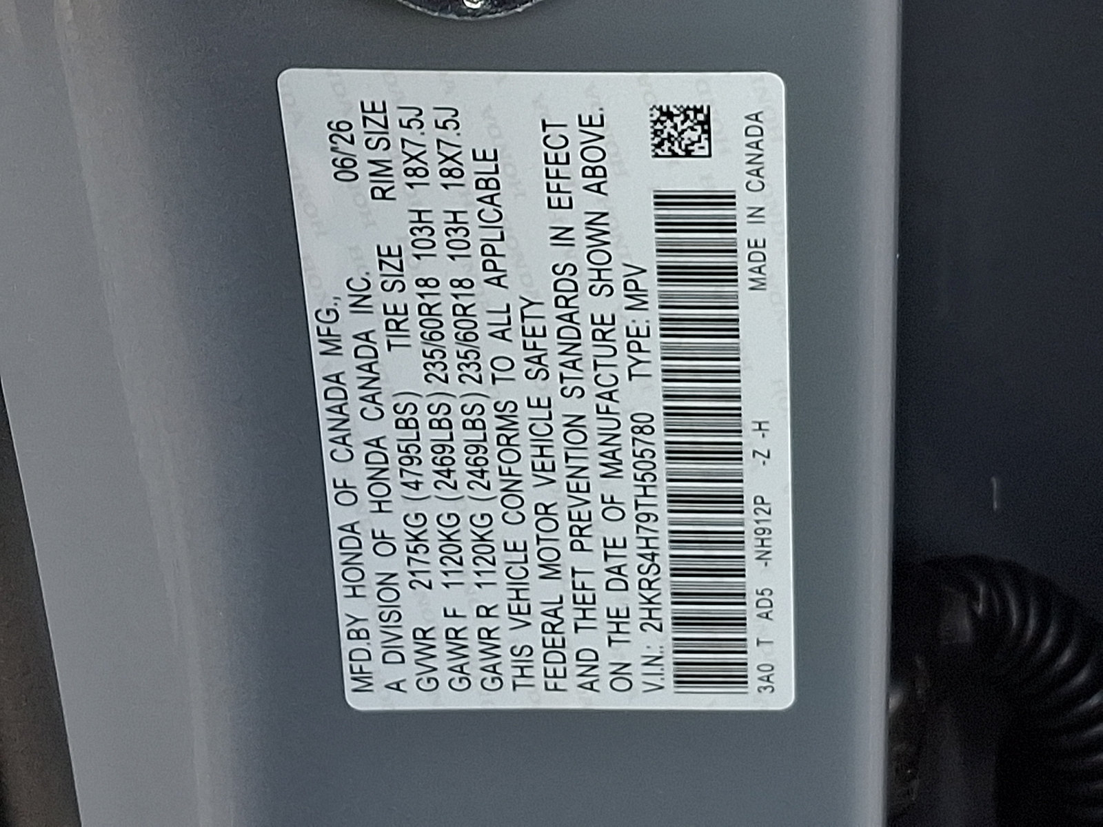 Used 2026 Honda CR-V EX-L image 26