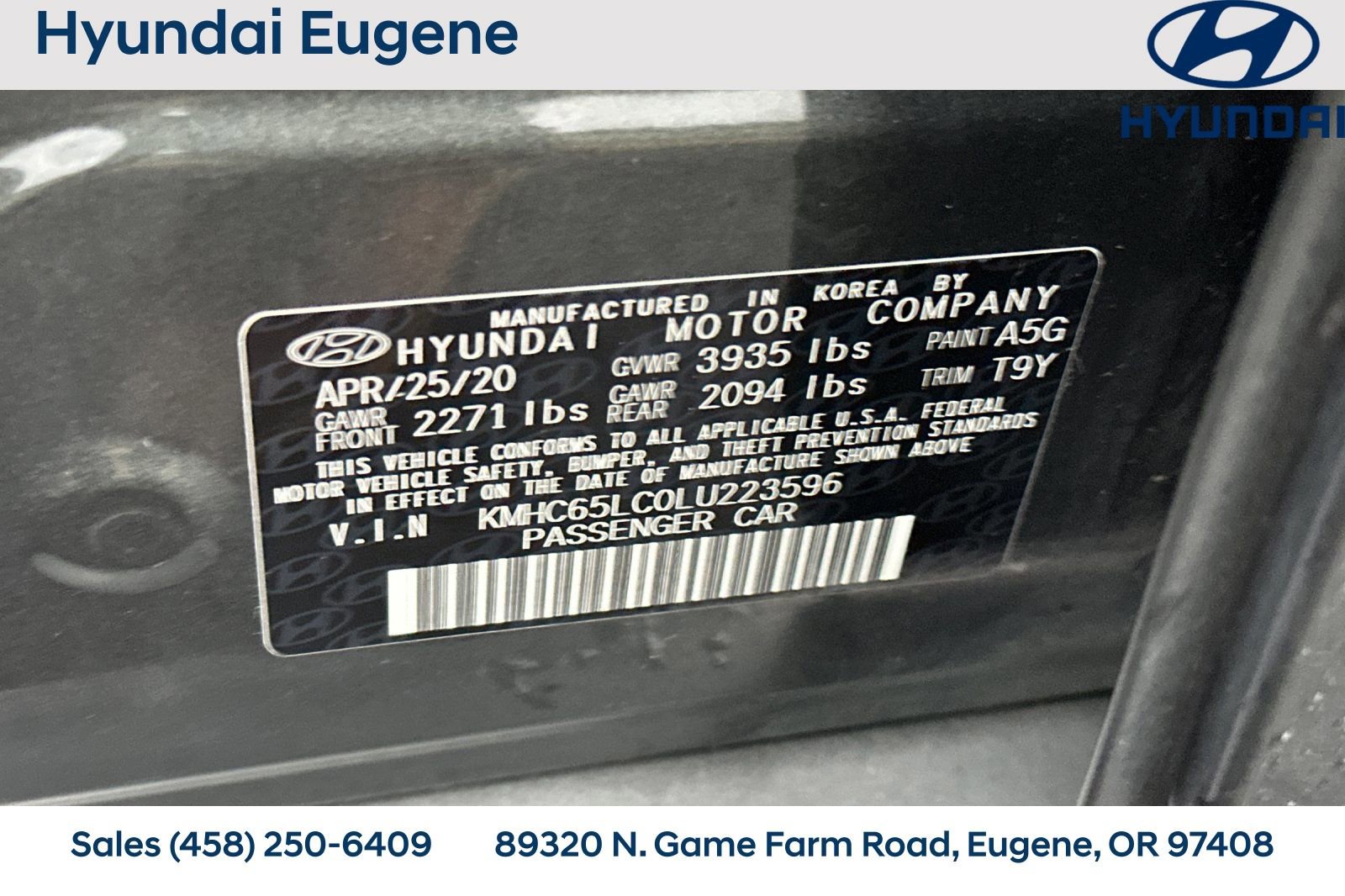 Used 2020 Hyundai Ioniq Blue image 35