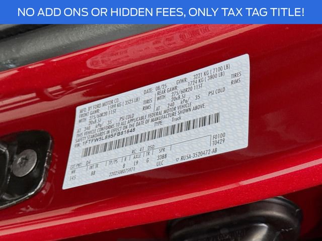 New 2025 Ford F150 Lariat w/ Equipment Group 502A High image 33