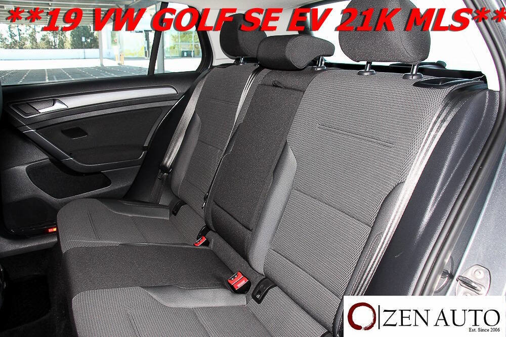 Used 2019 Volkswagen e-Golf SE w/ Driver Assistance Package image 32