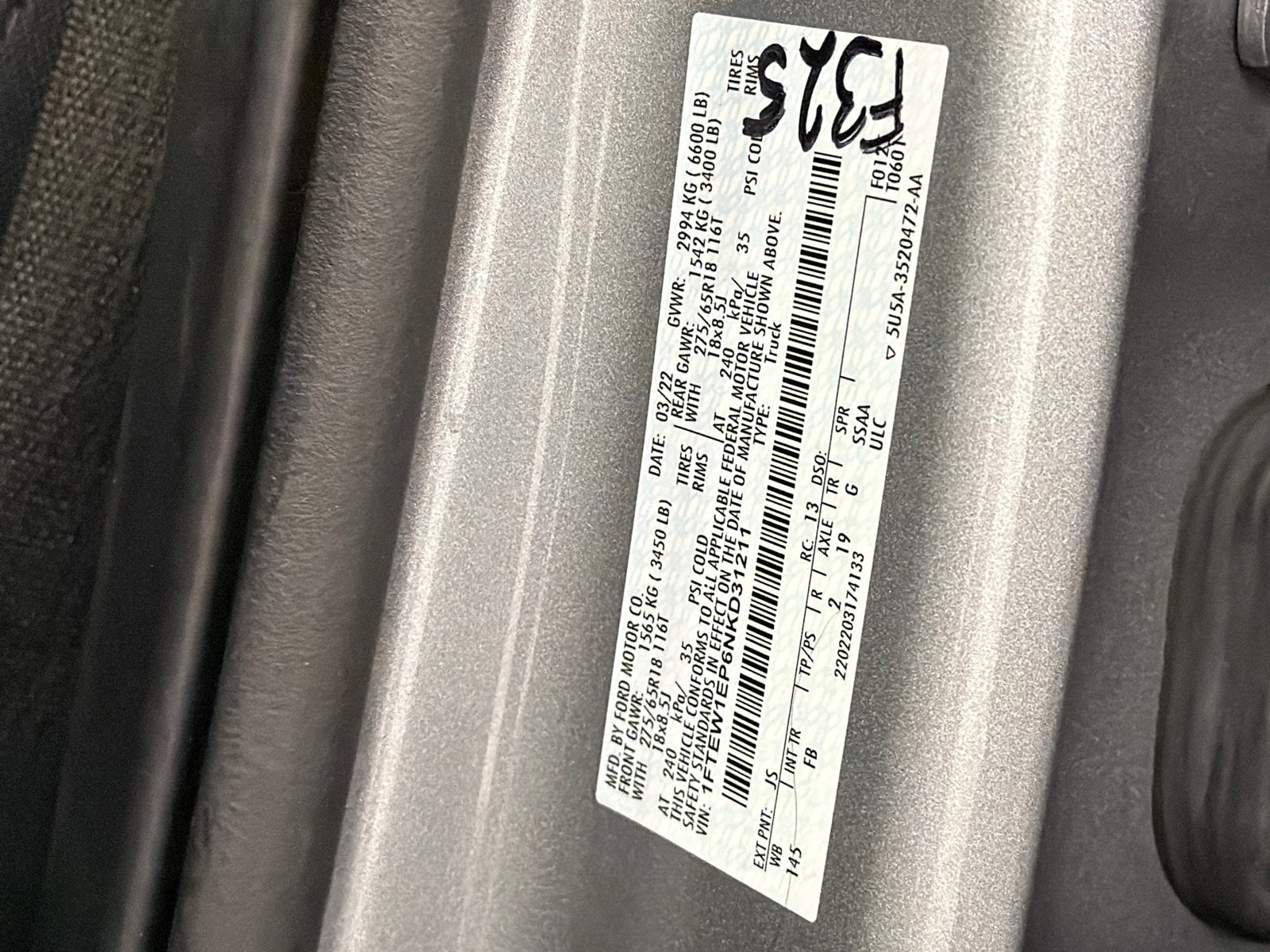 Used 2022 Ford F150 XLT w/ Equipment Group 302A High AWD/4WD image 19