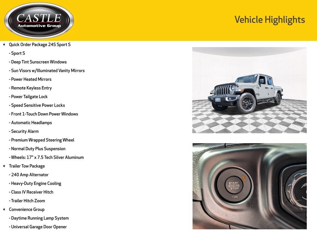 Used 2023 Jeep Gladiator Sport AWD/4WD image 4