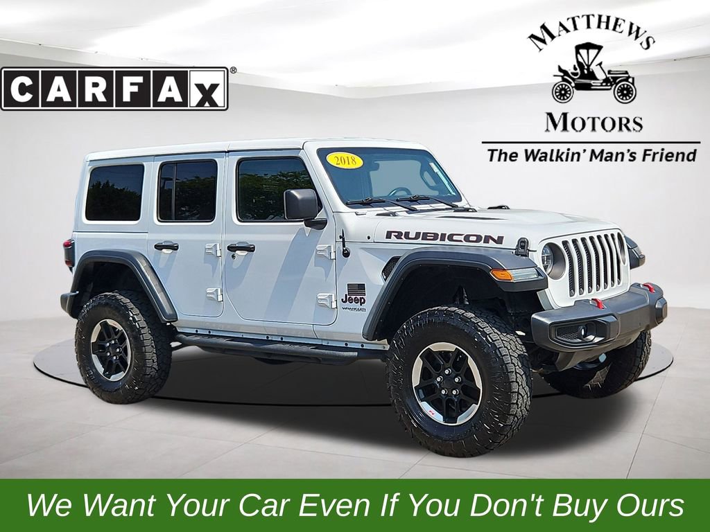 Used 2018 Jeep Wrangler Unlimited Rubicon image 1