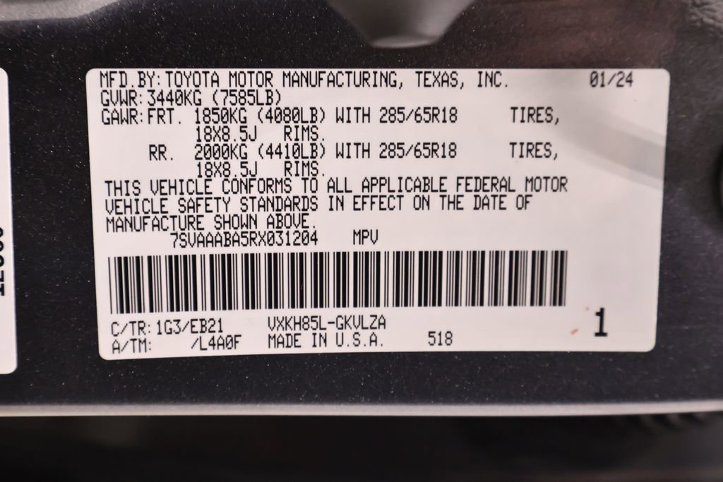 Used 2024 Toyota Sequoia TRD Pro AWD/4WD image 50