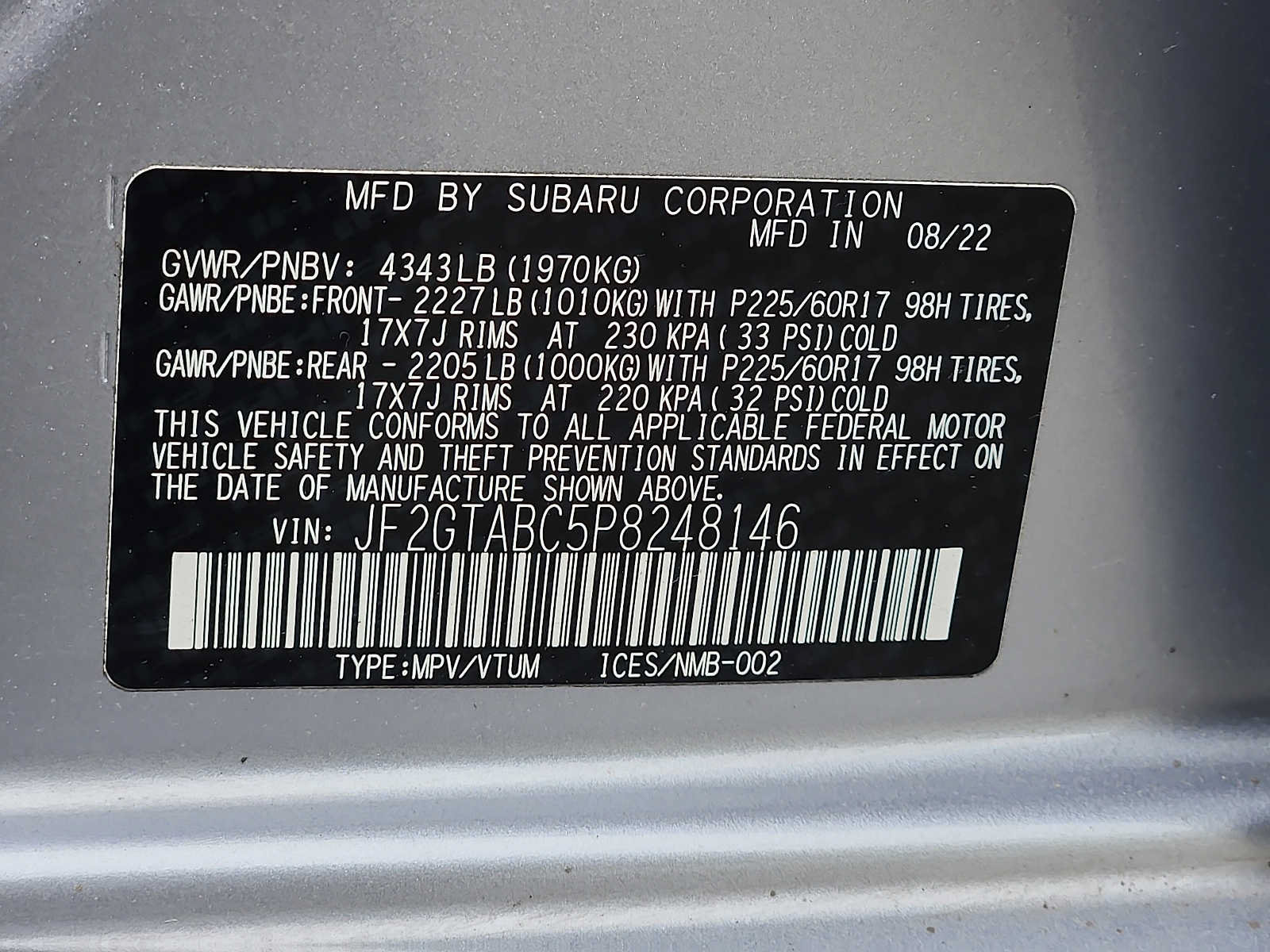 Used 2023 Subaru Crosstrek 2.0i AWD/4WD image 27