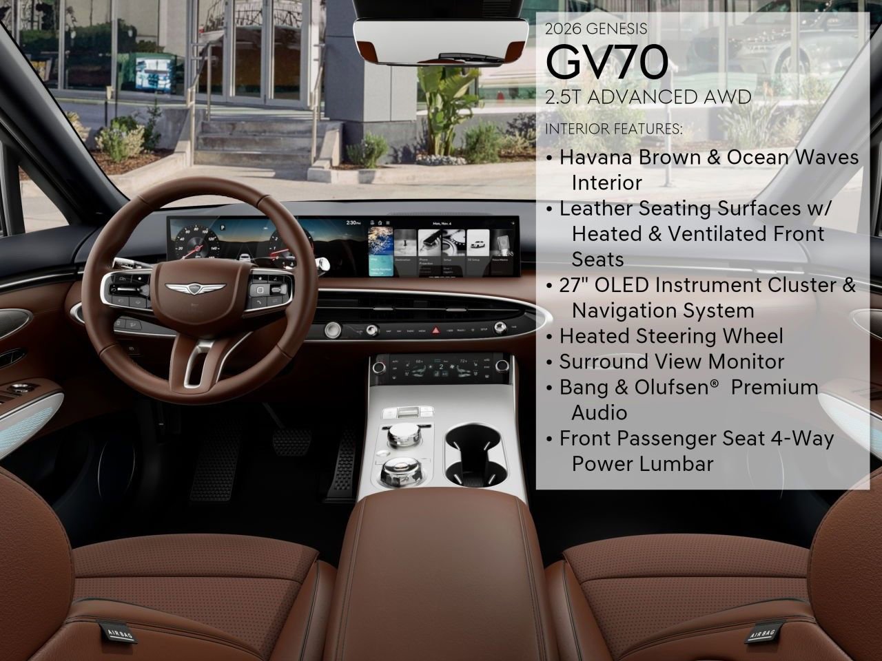New 2026 Genesis GV70 2.5T Advanced image 21