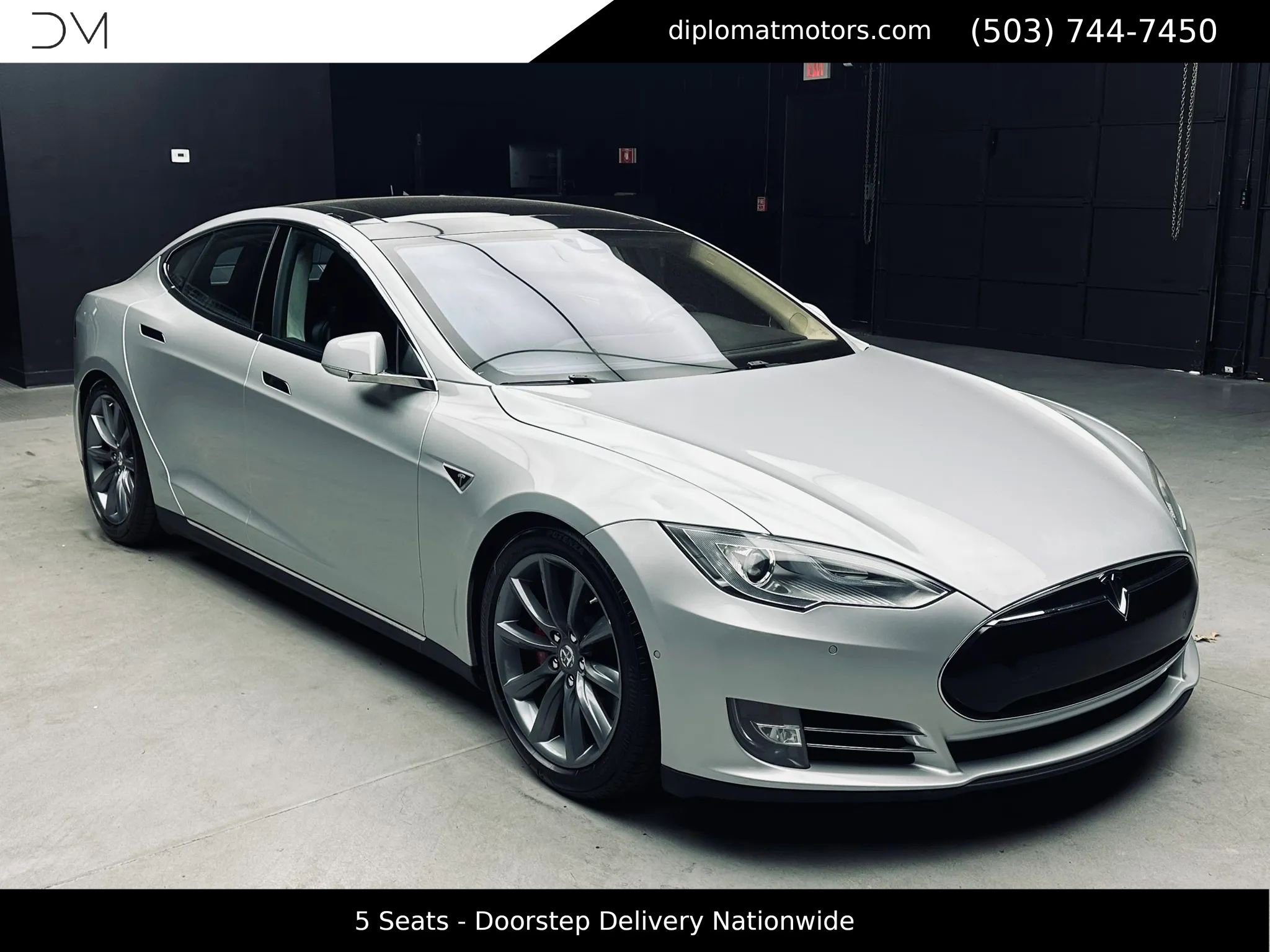 Used 2014 Tesla Model S P85D AWD/4WD image 9