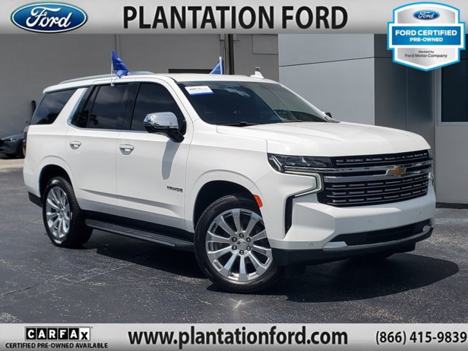 Used 2021 Chevrolet Tahoe Premier RWD image 1