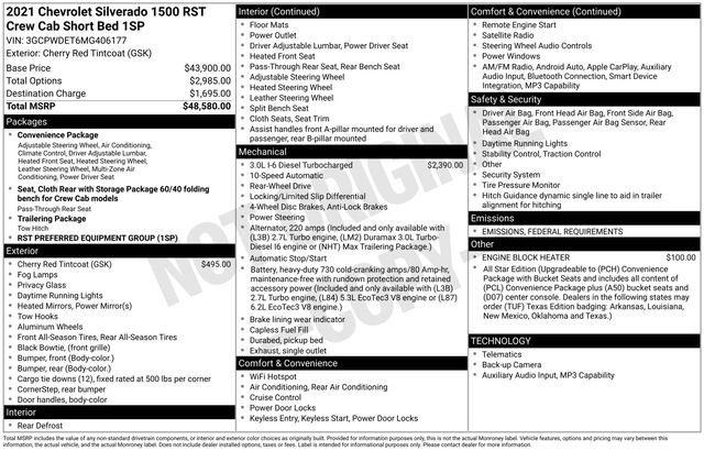 Certified 2021 Chevrolet Silverado 1500 RST image 5