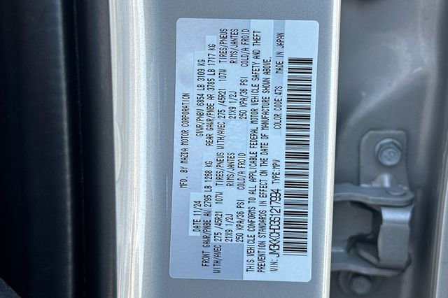 Used 2025 MAZDA CX-90 3.3 Turbo w/ Premium Sport Pkg image 36