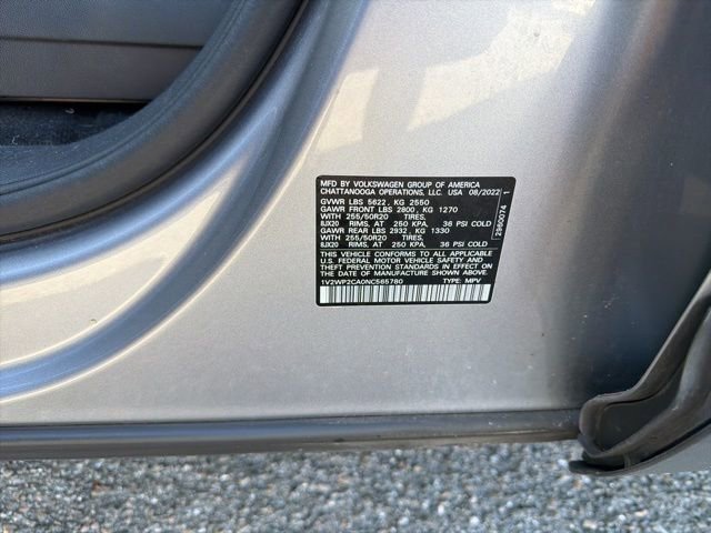Used 2022 Volkswagen Atlas SE image 10