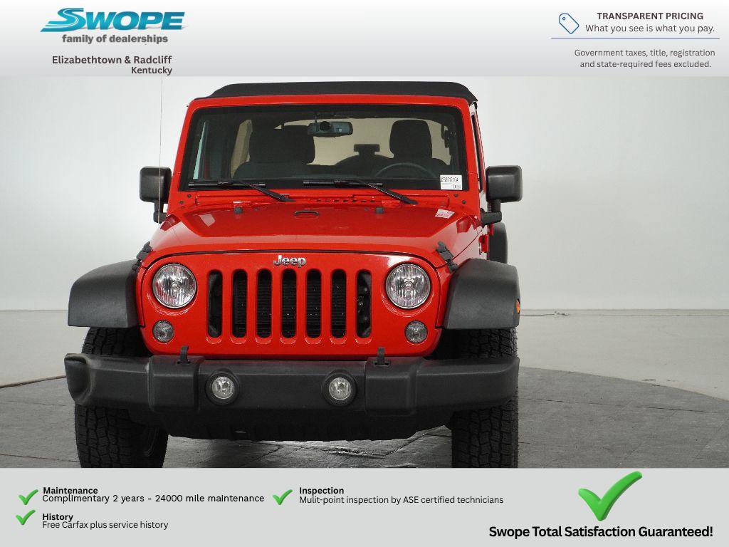 Certified 2017 Jeep Wrangler Unlimited Sport w/ Quick Order Package 24S AWD/4WD image 8
