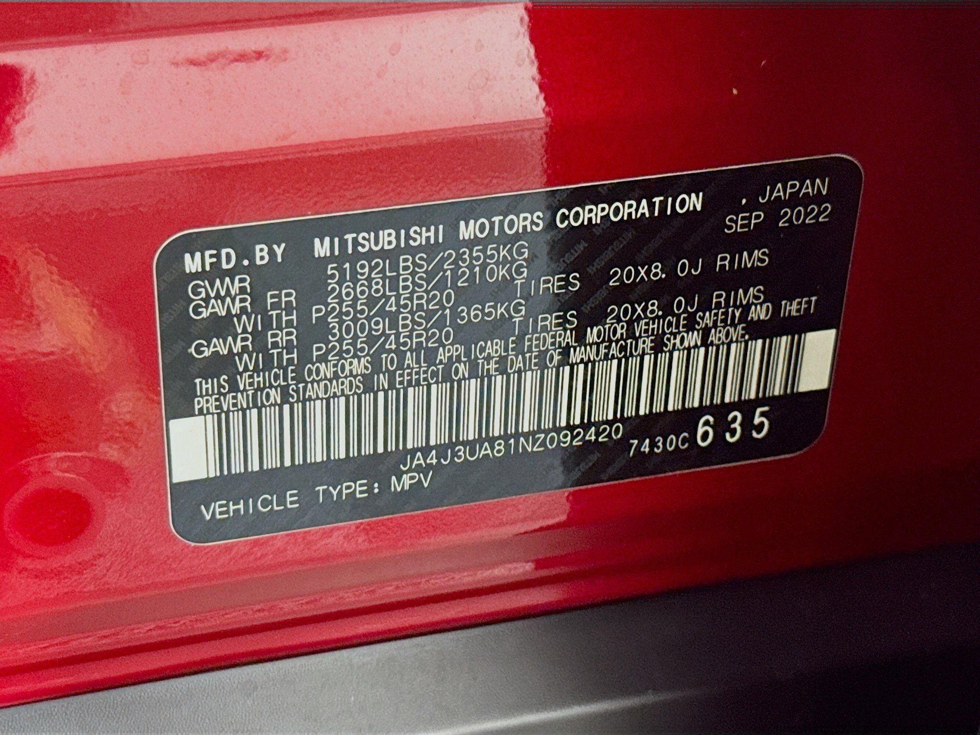 Used 2022 Mitsubishi Outlander SE FWD image 38
