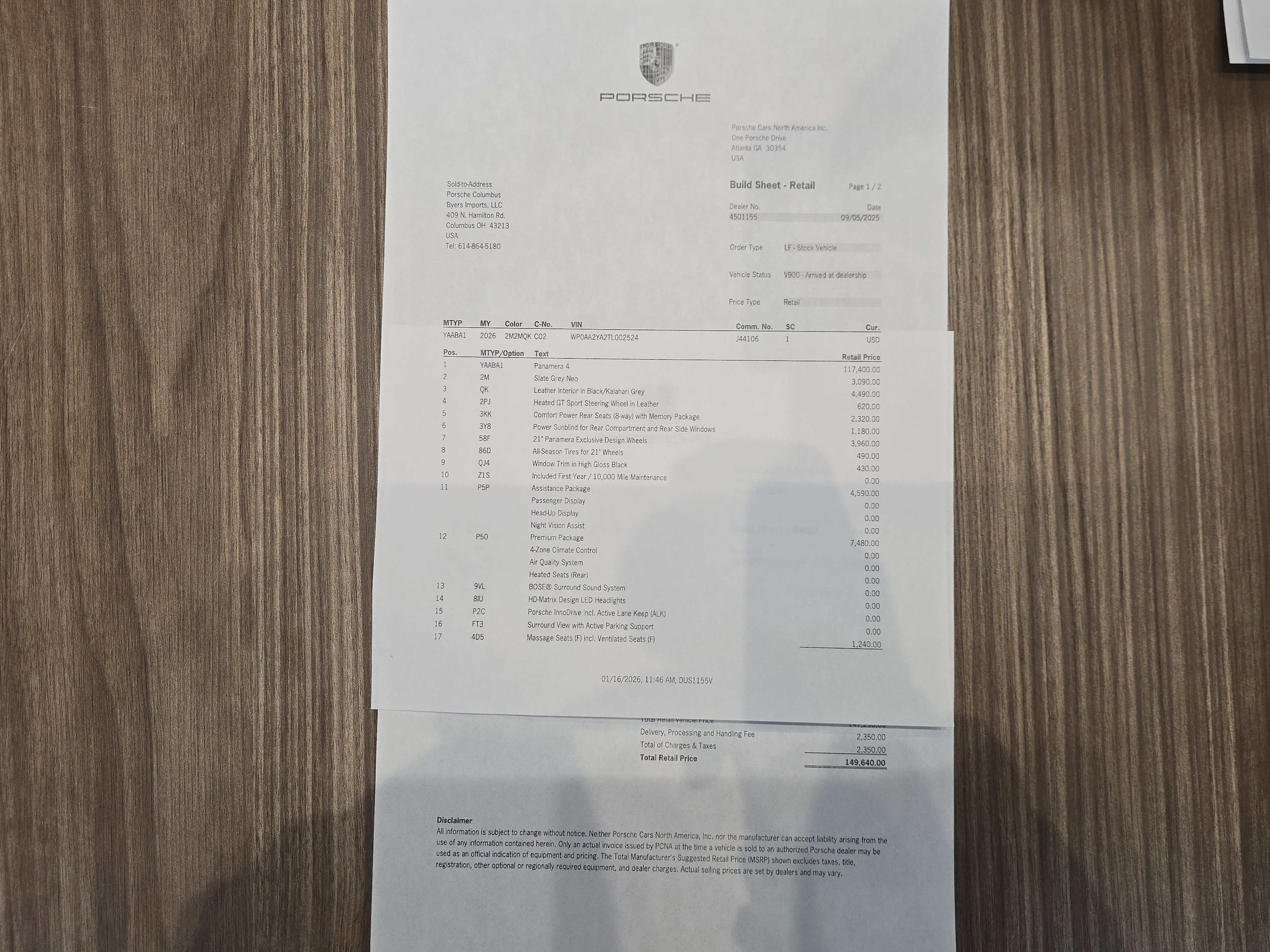 New 2026 Porsche Panamera 4 image 29