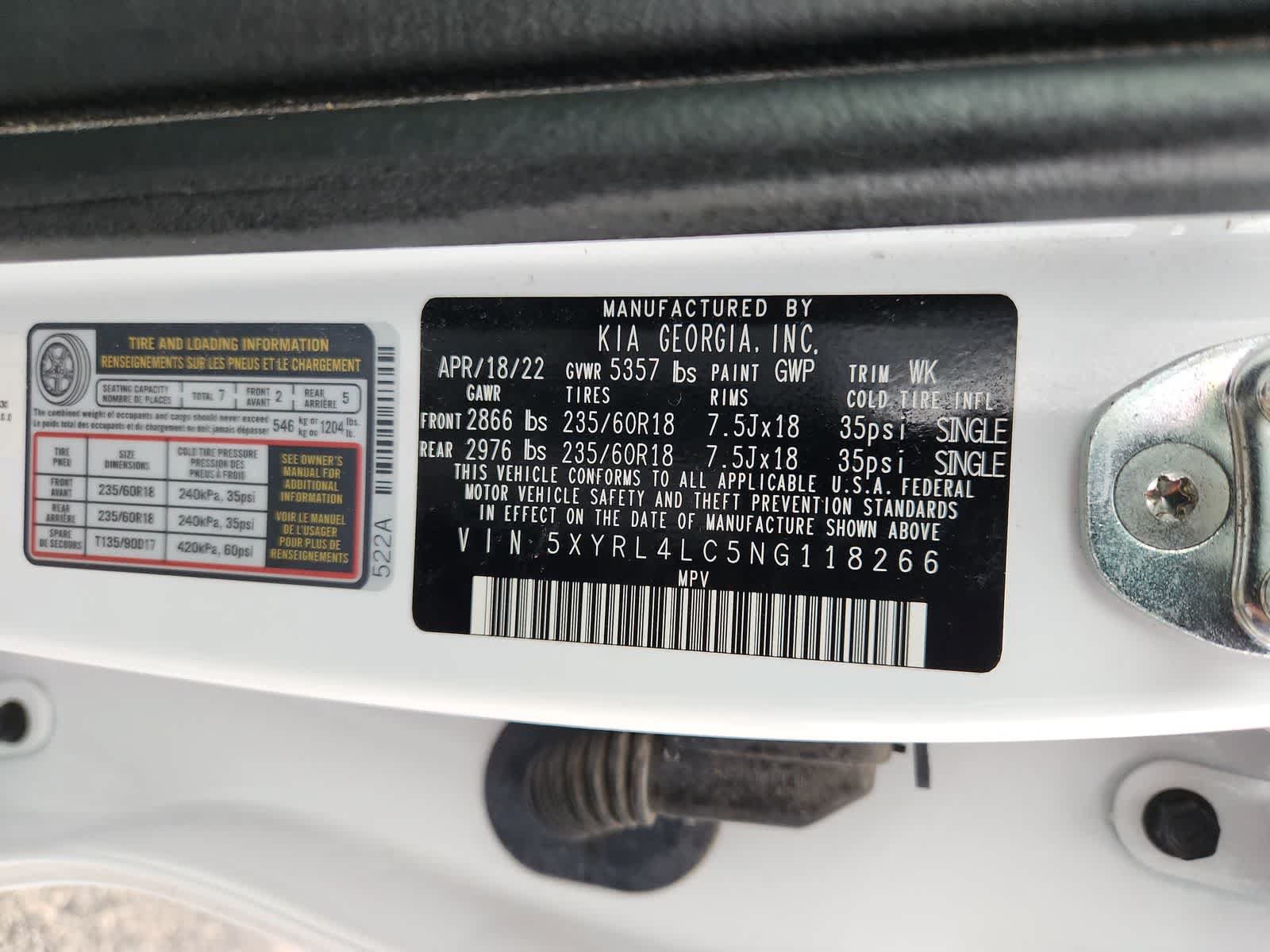 Used 2022 Kia Sorento S FWD image 34