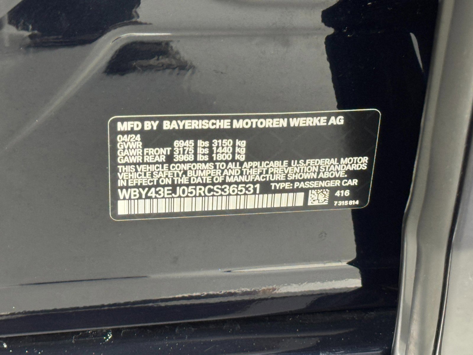 Used 2024 BMW i7 eDrive50 w/ Premium Package image 56