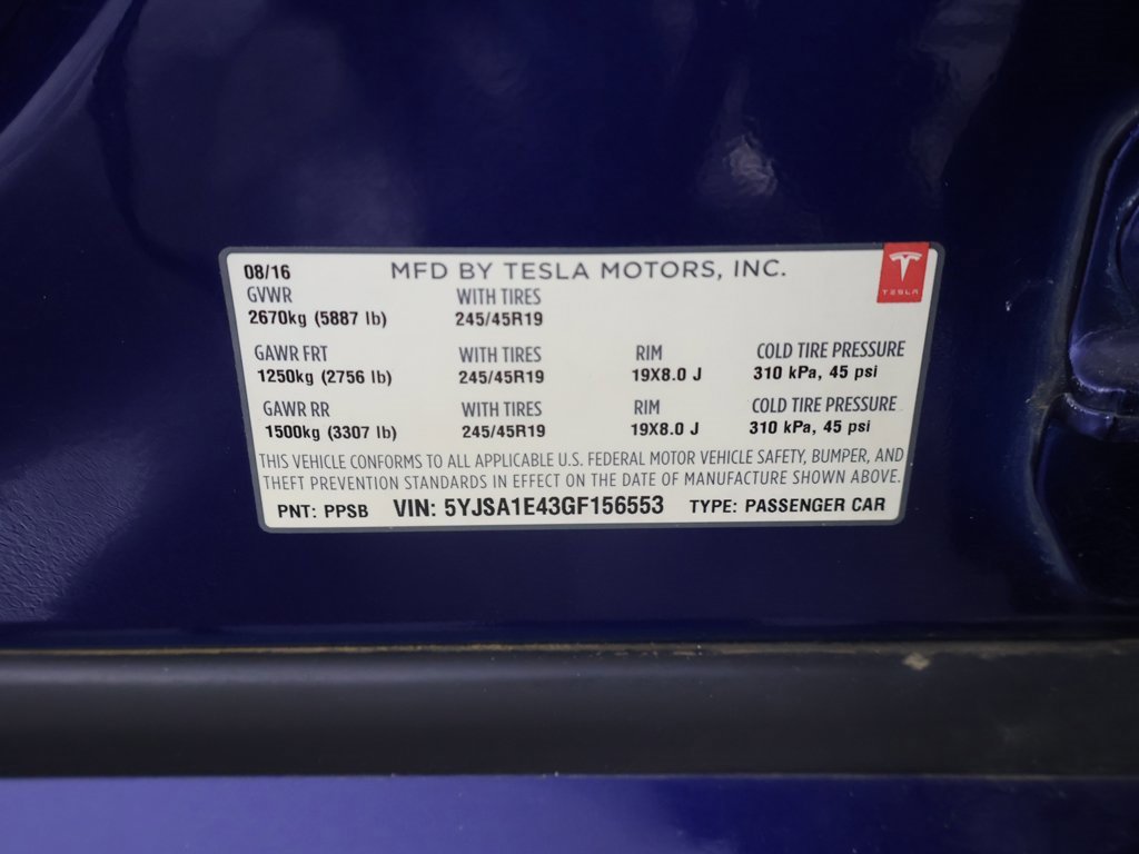 Used 2016 Tesla Model S P90D image 50