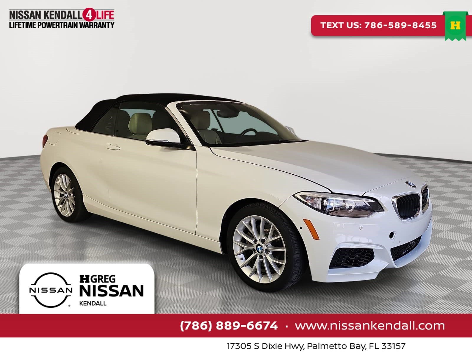 Used 2017 BMW 230i Convertible RWD image 1