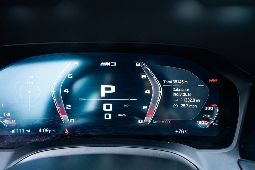Used 2021 BMW M3 Competition w/ M Carbon Exterior Package RWD image 46