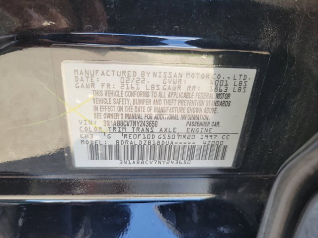 Certified 2022 Nissan Sentra SV image 33