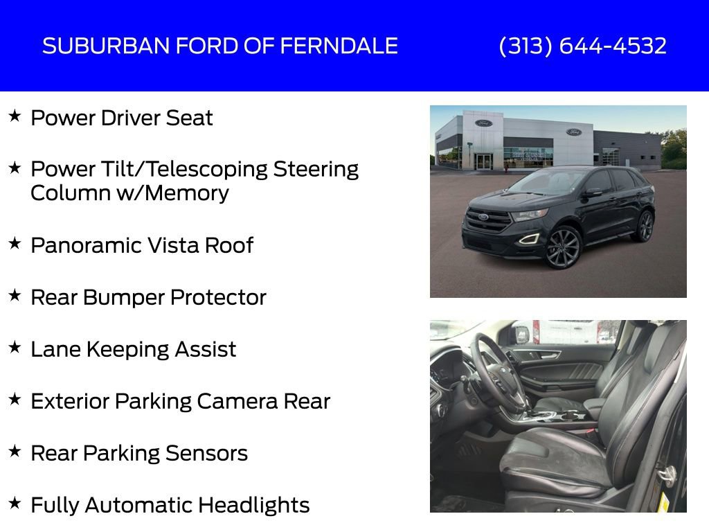 Used 2015 Ford Edge Sport w/ Equipment Group 401A image 21