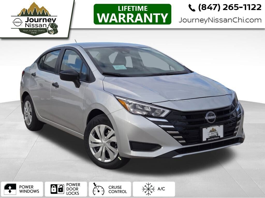 New 2025 Nissan Versa S w/ Trunk Package