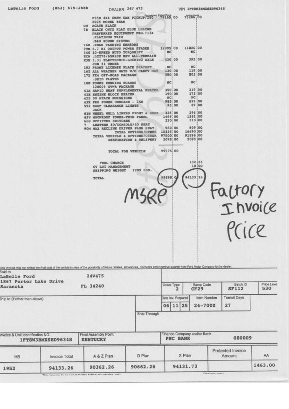 New 2025 Ford F350 Platinum w/ FX4 Off-Road Package image 2