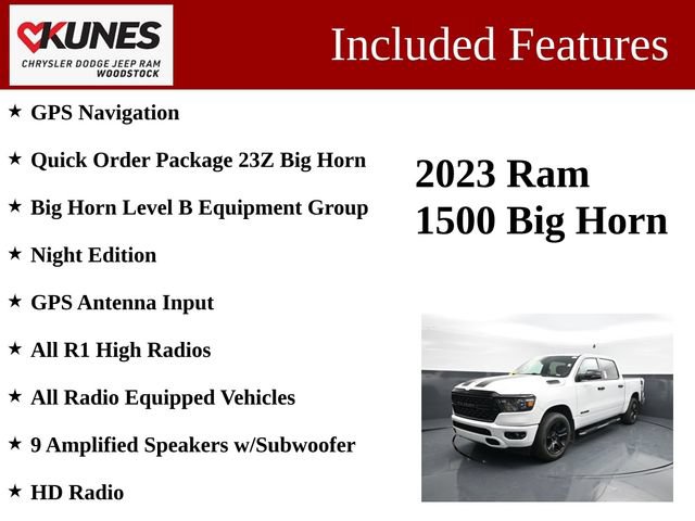 Used 2023 RAM 1500 Big Horn AWD/4WD image 3