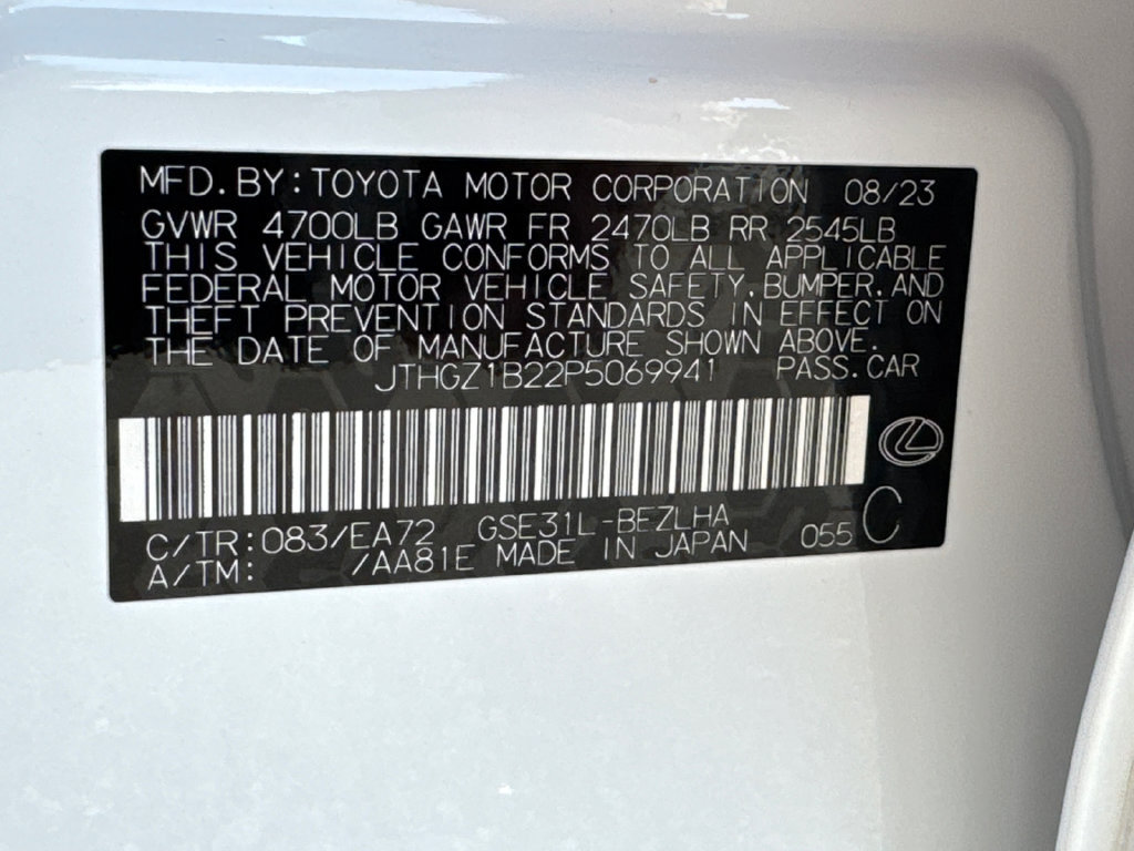 Used 2023 Lexus IS 350 F Sport w/ Memory Package RWD image 33