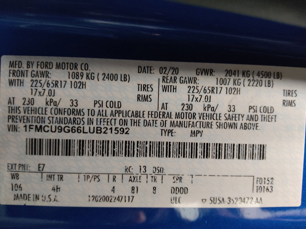 Used 2020 Ford Escape SE AWD/4WD image 33