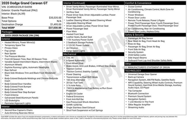 Used 2020 Dodge Grand Caravan GT FWD image 31