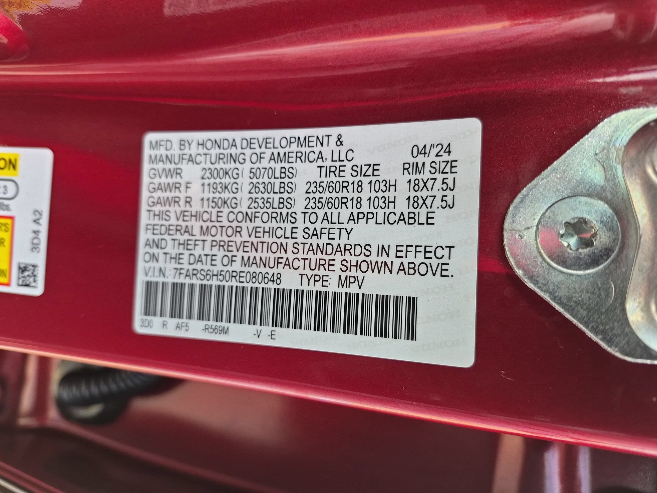 Certified 2024 Honda CR-V Sport image 34