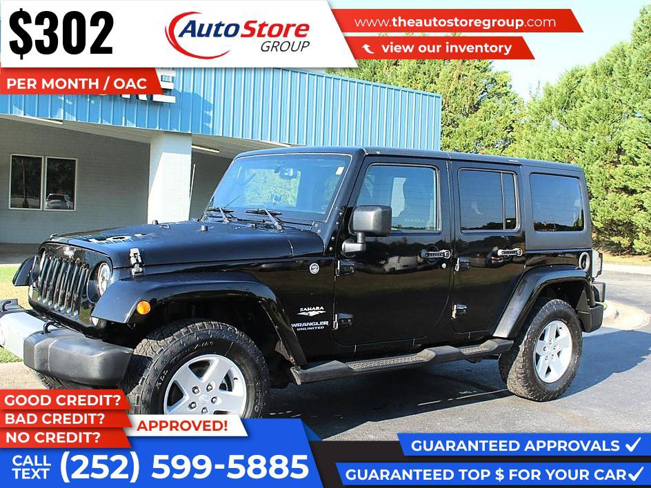 Used 2015 Jeep Wrangler Unlimited Sahara w/ Dual Top Group AWD/4WD image 2
