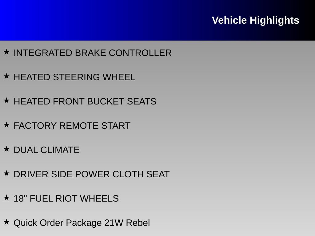 Used 2026 RAM 1500 Rebel AWD/4WD image 12