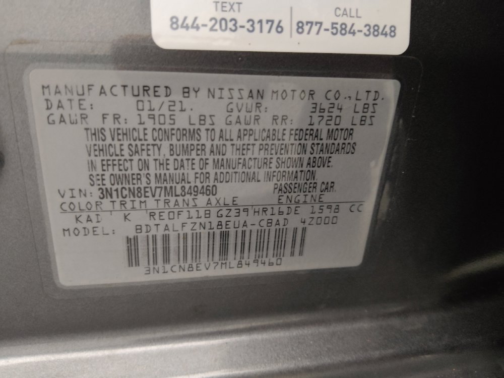 Used 2021 Nissan Versa SV image 33