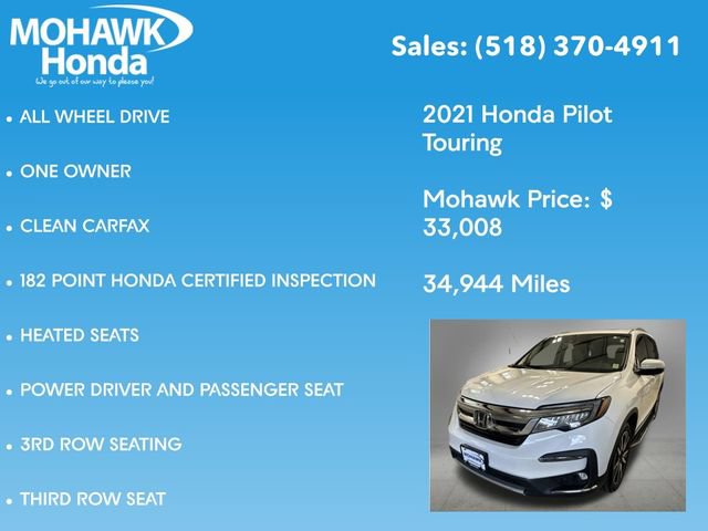 Certified 2021 Honda Pilot Touring image 16