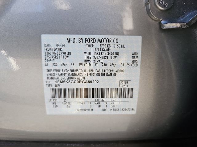 Used 2024 Ford Explorer ST w/ Equipment Group 401A image 35