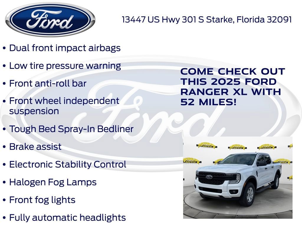 New 2025 Ford Ranger XL w/ Trailer Tow Package image 25