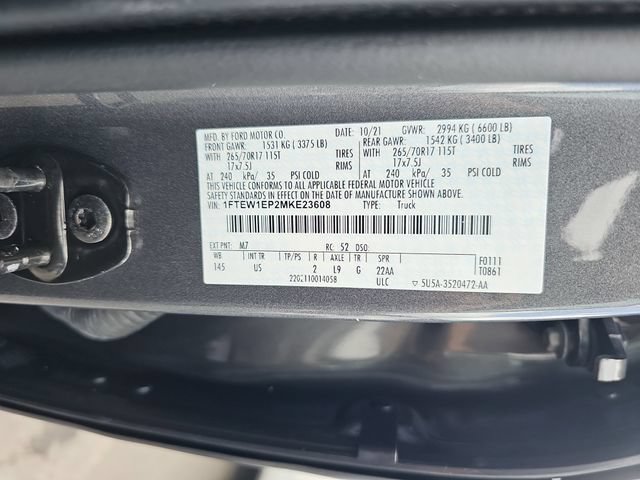 Used 2021 Ford F150 XLT w/ Equipment Group 301A Mid AWD/4WD image 35