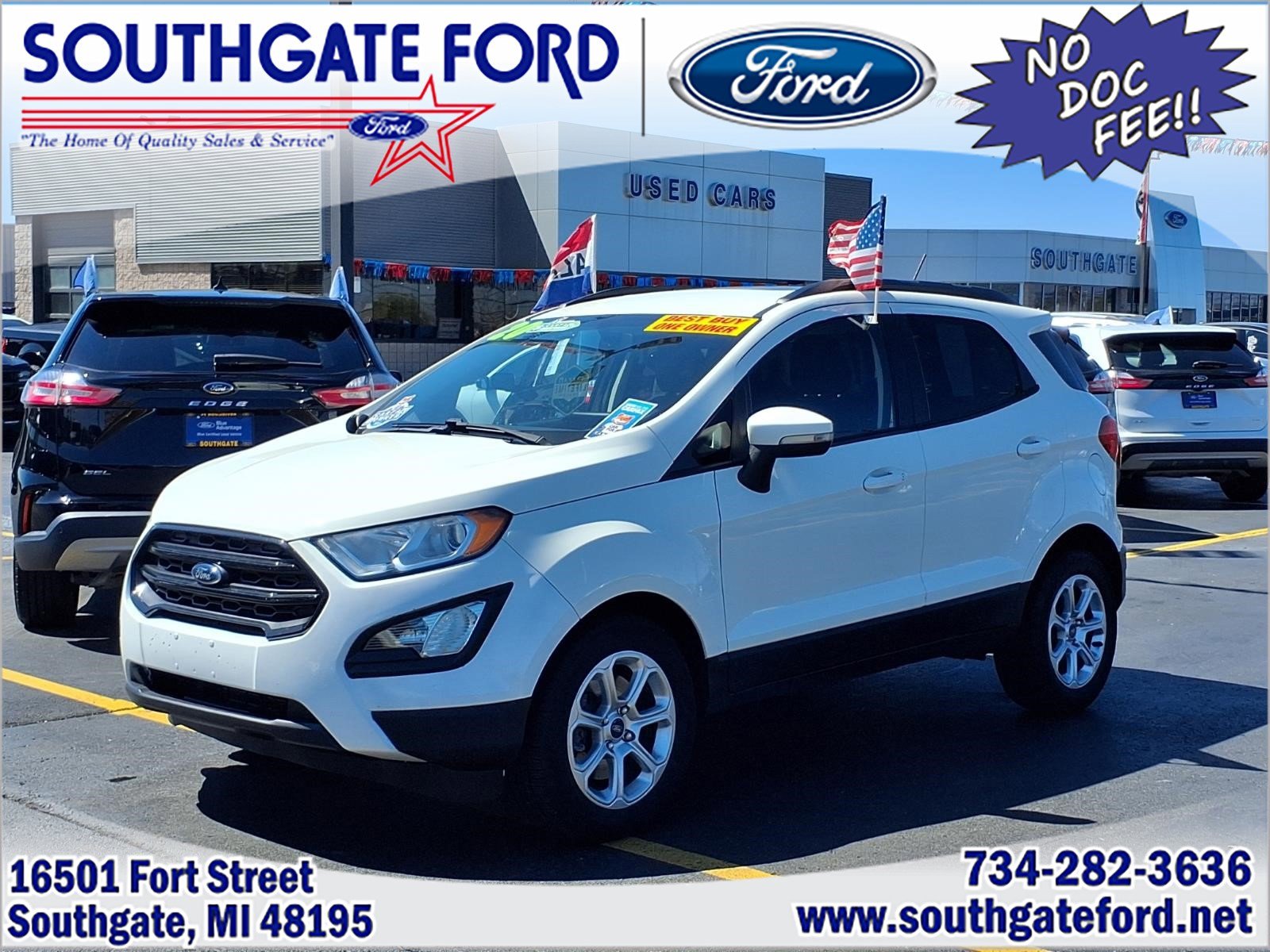 Used 2020 Ford EcoSport SE w/ SE Convenience Package FWD image 1