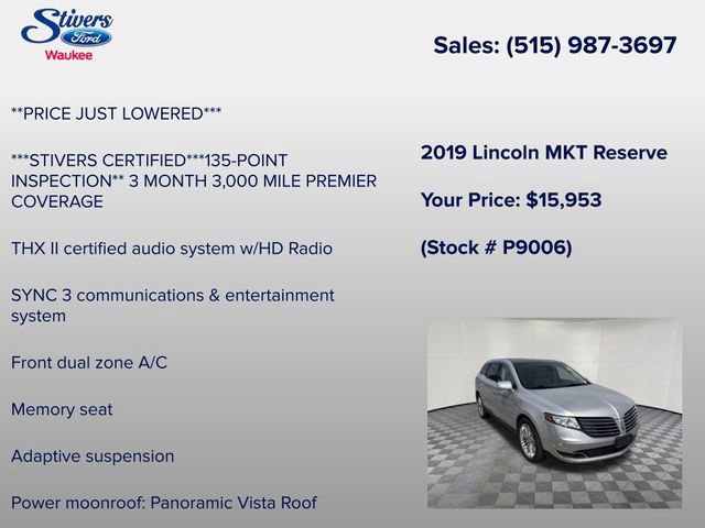 Used 2019 Lincoln MKT AWD image 8
