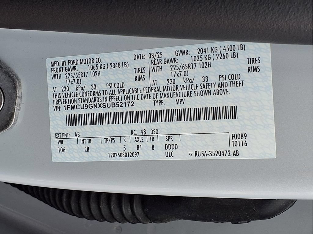 Used 2025 Ford Escape Active w/ Tech Pack #1 AWD/4WD image 23