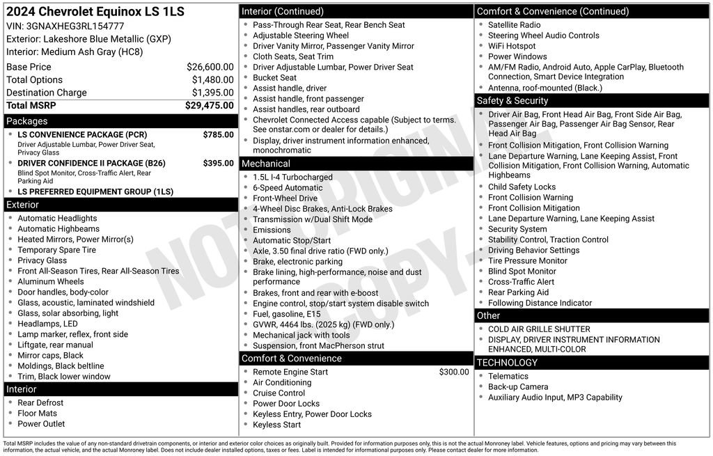 Certified 2024 Chevrolet Equinox LS w/ LS Convenience Package FWD image 3