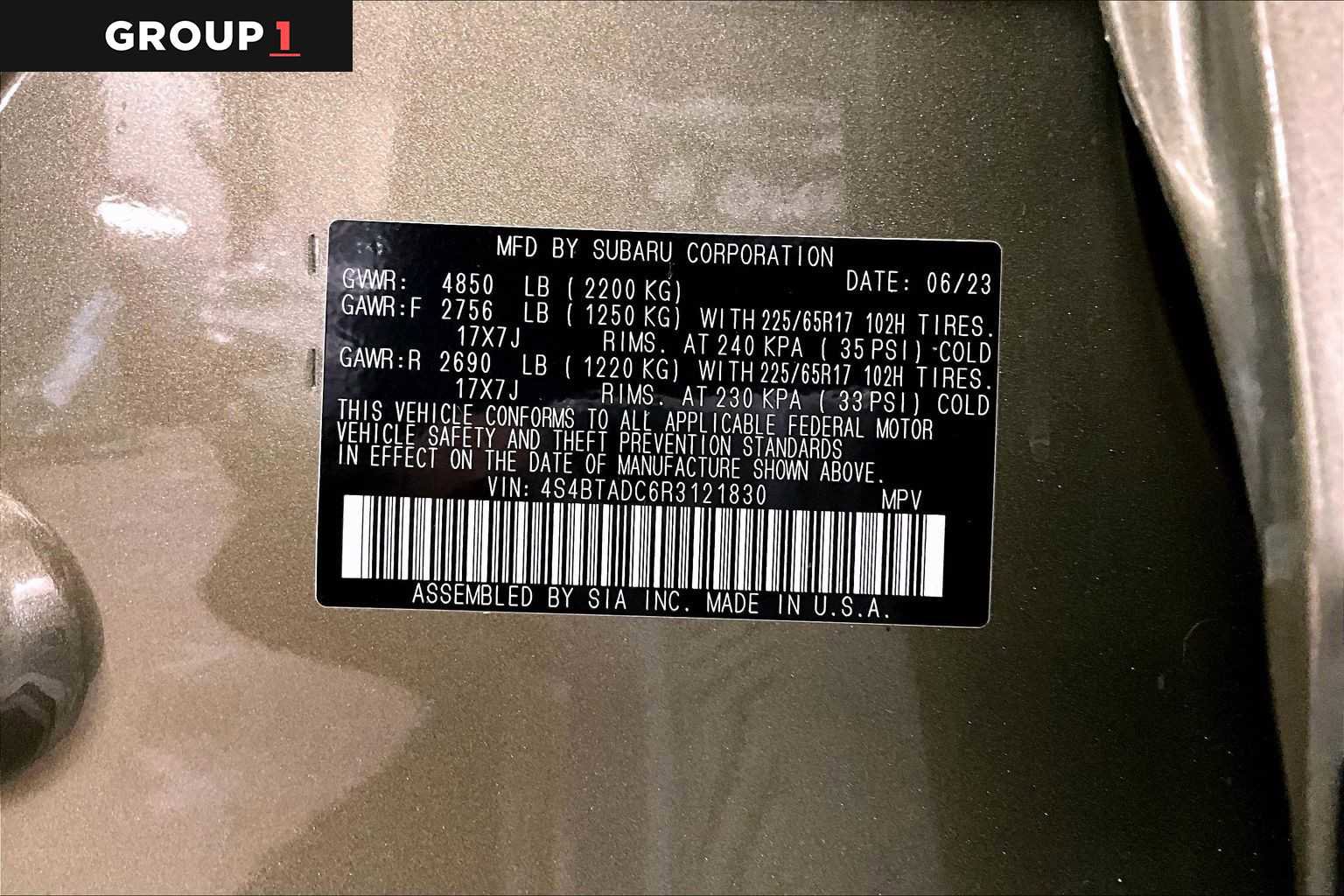 Certified 2024 Subaru Outback Premium image 35