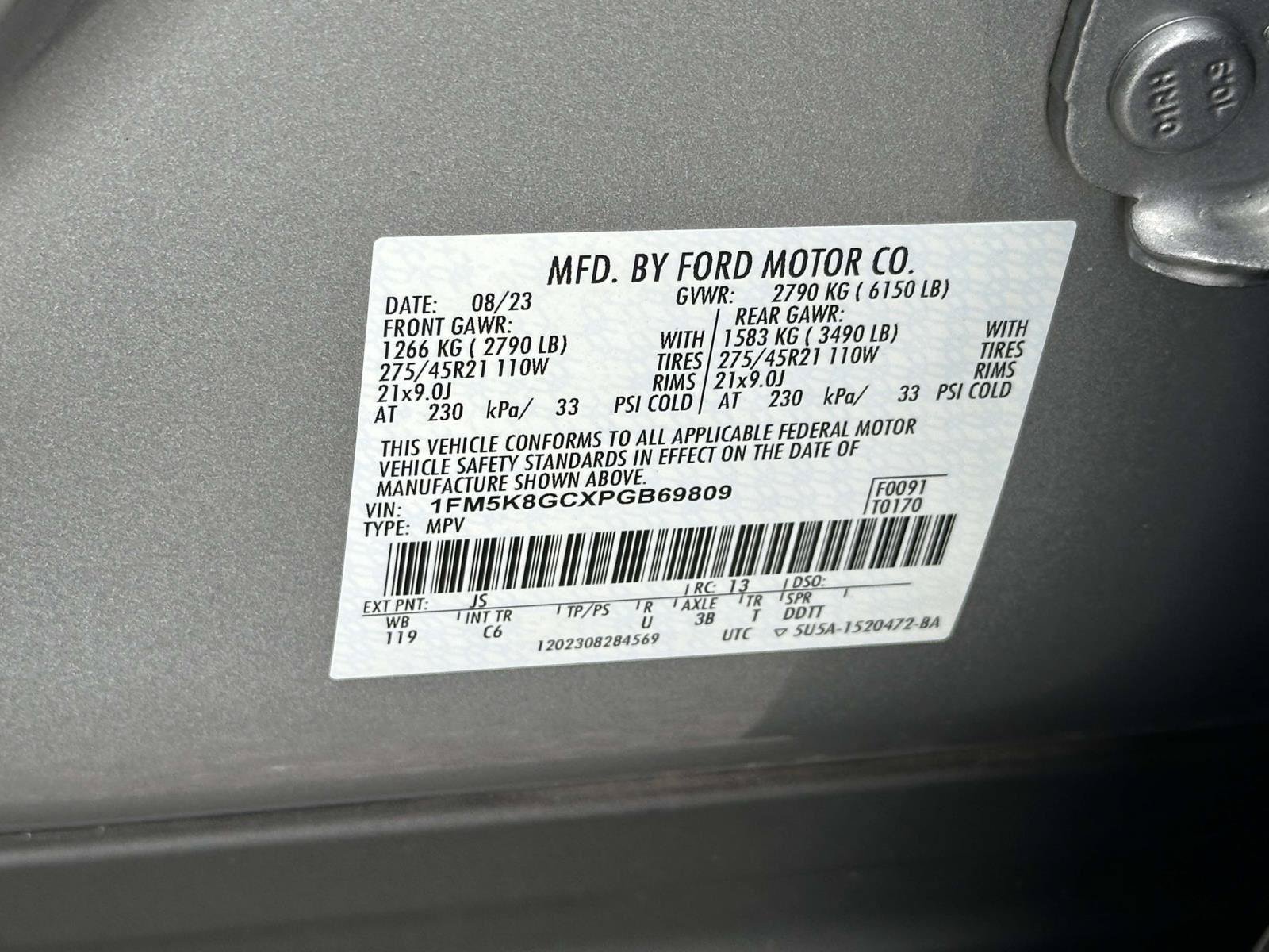 Used 2023 Ford Explorer ST w/ Equipment Group 401A AWD/4WD image 25