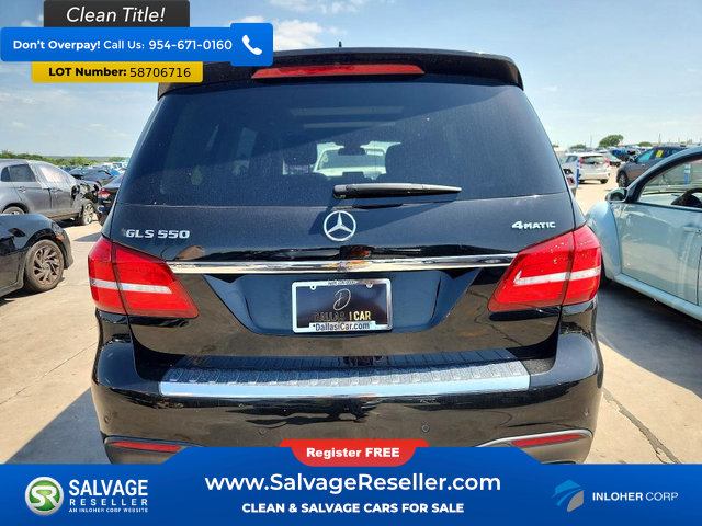 Used 2019 Mercedes-Benz GLS 550 4MATIC w/ Driver Assistance Package image 8