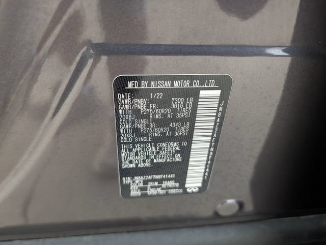 Used 2022 INFINITI QX80 Luxe w/ Cargo Package RWD image 39